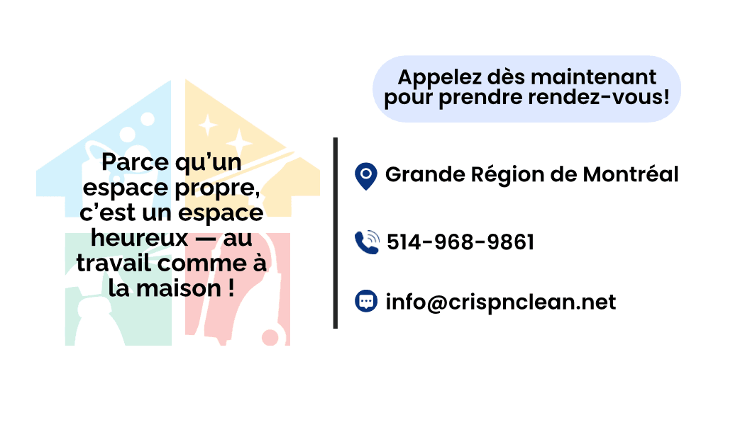 CrispNClean - Parce qu'un espace propre, c'est un espace heureux